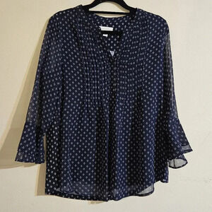 Charter Club Diamond Pintuck Blouse